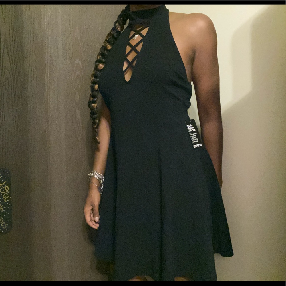 EXPRESS HALTER DRESS